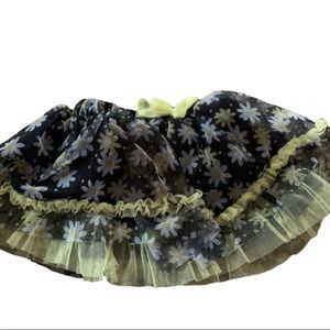 Daisy print toddler skirt